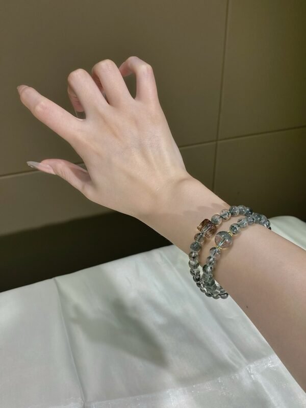 hc-0125-6c6c7bbeeeb842f05b342fd4d1020ef3.jpg Phantom Quartz Sugar-Cube Bracelet NO. 0125