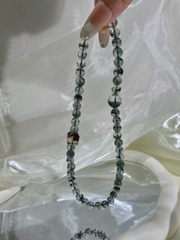 hc-0125-9fc807d0c1fe1898920ce977c8bceab4.jpg Phantom Quartz Sugar-Cube Bracelet NO. 0125