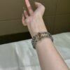 hc-0125-eca0e19edef7a1fbb94b3fb8c9df46b9.jpg Phantom Quartz Sugar-Cube Bracelet NO. 0125