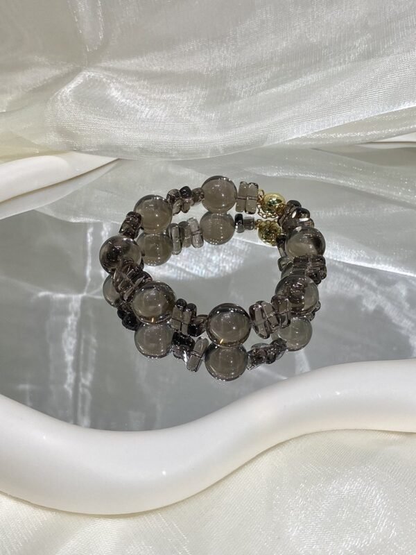 Smoky Quartz Bubble Bracelet NO. 0127