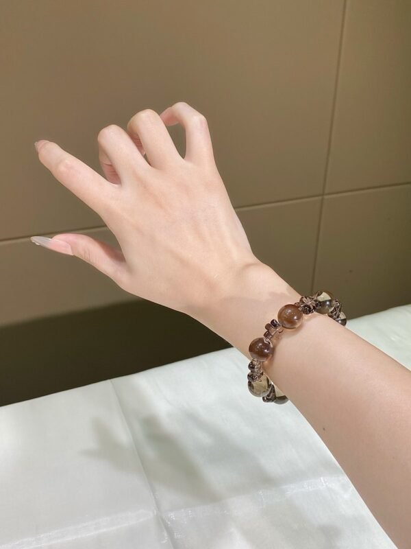 Smoky Quartz Bubble Bracelet NO. 0127