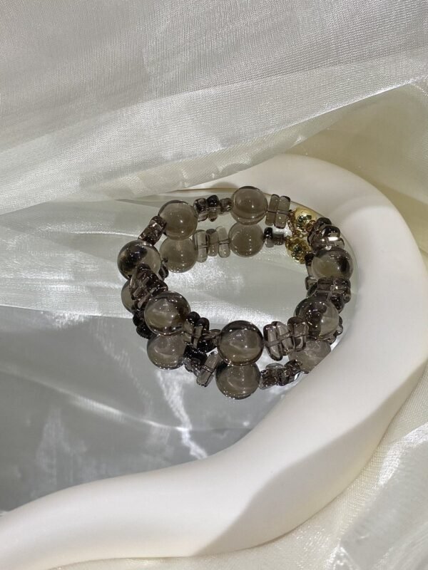 Smoky Quartz Bubble Bracelet NO. 0127