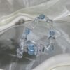 hc-0129-c6eaf3a0d1c77a8d61e87b68c8fea844.jpg Aquamarine Sugar-Cube Bracelet NO. 0129