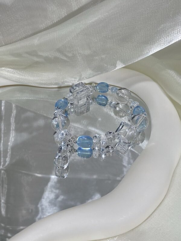 hc-0129-ea9405f3a80e63a5c47791b008c378c5.jpg Aquamarine Sugar-Cube Bracelet NO. 0129