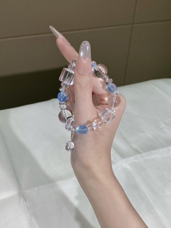 hc-0129-eab97ef2d692ac7b174276fa32ab00a6.jpg Aquamarine Sugar-Cube Bracelet NO. 0129