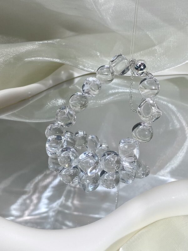 Clear Quartz Bubble Bracelet NO. 0130