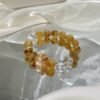 Citrine Sugar-Cube Bracelet NO. 0131