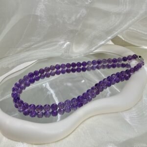 hc-0132-99180ab13ce5e4fc5d6d565c9cbbfa95.jpg Amethyst Bubble Necklace NO. 0132