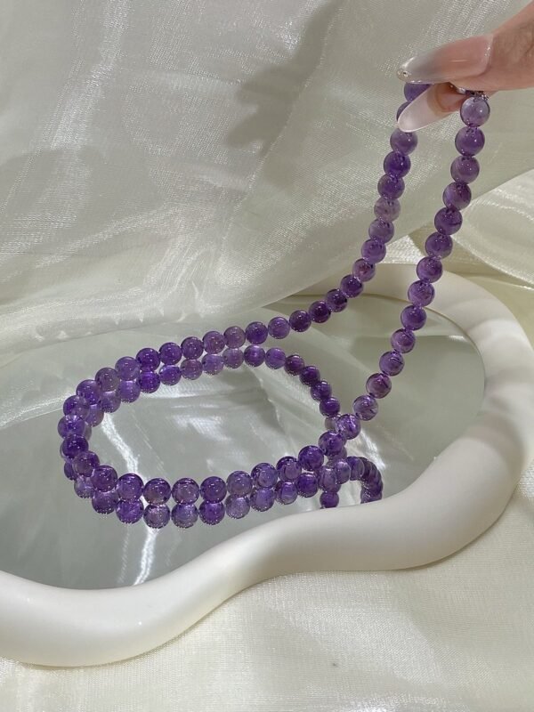 Amethyst Bubble Necklace NO. 0132