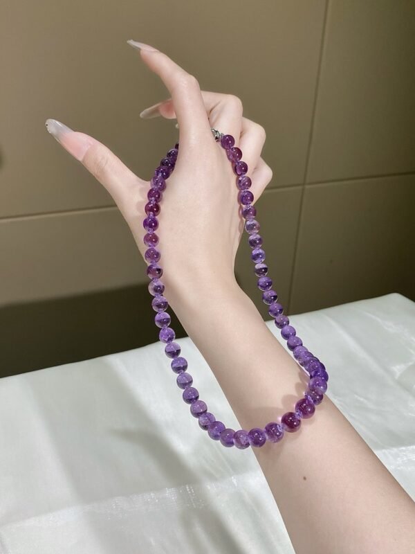 Amethyst Bubble Necklace NO. 0132