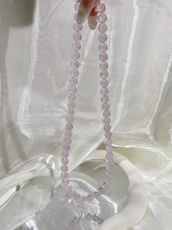 Rose Quartz Bubble Necklace NO. 0134