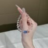 Clear Quartz Bubble Bracelet with Pixiu NO. 0136