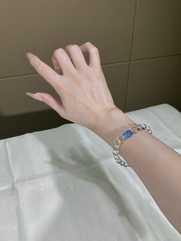 Clear Quartz Bubble Bracelet with Pixiu NO. 0136