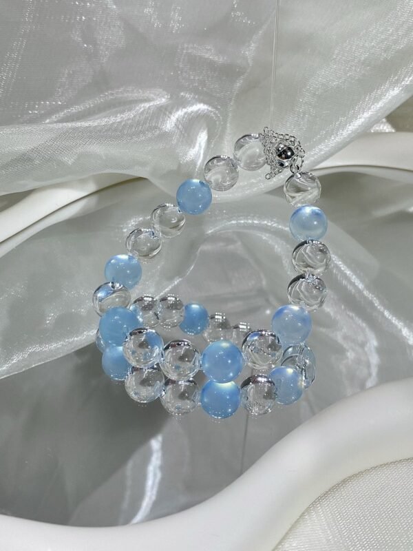 Aquamarine Bubble Bracelet NO. 0137
