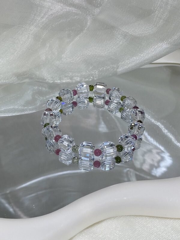 hc-0139-462e35d084dea75e94e6044896932703.jpg Clear Quartz Sugar-Cube Bracelet NO. 0139