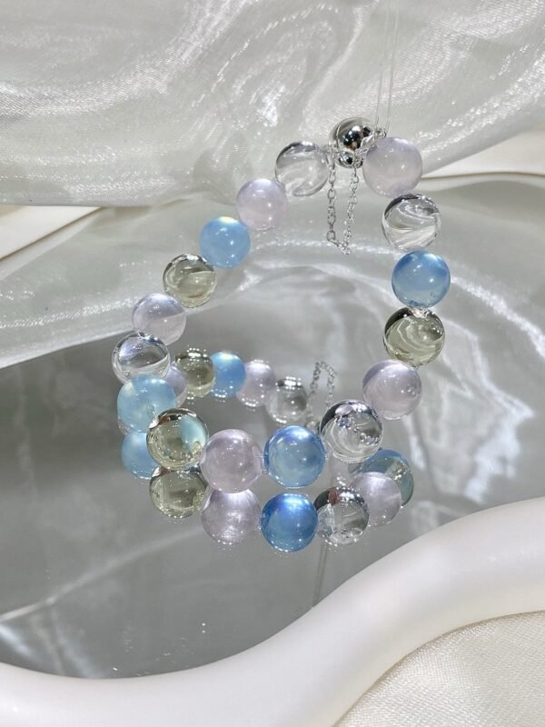 Aquamarine Bubble Bracelet NO. 0141