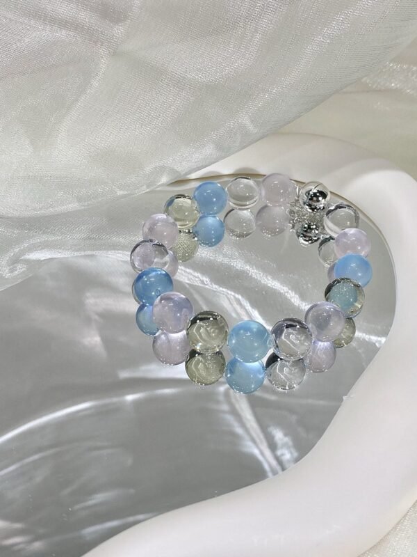 Aquamarine Bubble Bracelet NO. 0141
