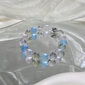 Aquamarine Bubble Bracelet NO. 0141