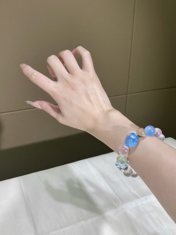 Aquamarine Bubble Bracelet NO. 0142