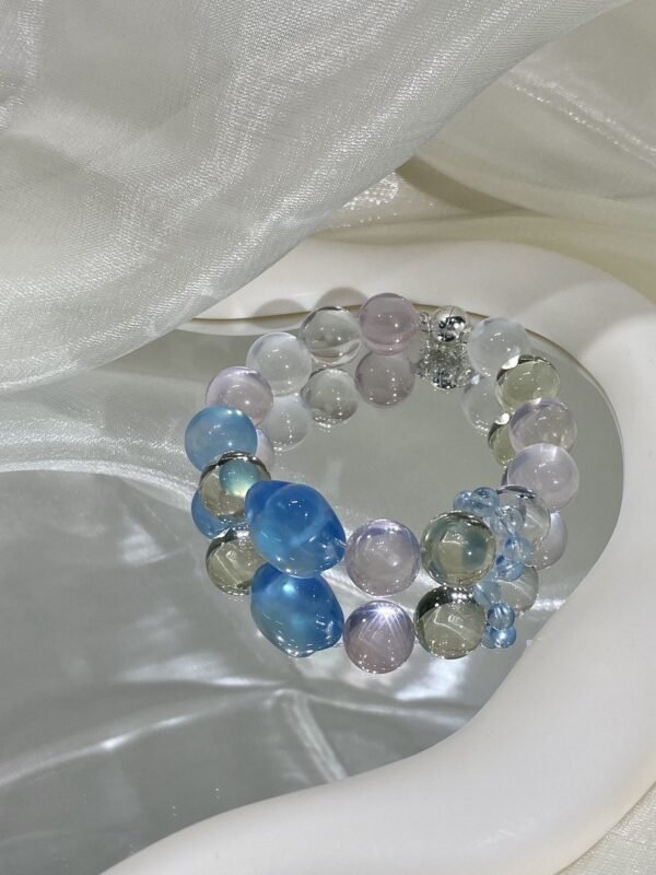 Aquamarine Bubble Bracelet NO. 0142