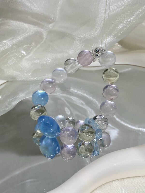 Aquamarine Bubble Bracelet NO. 0142