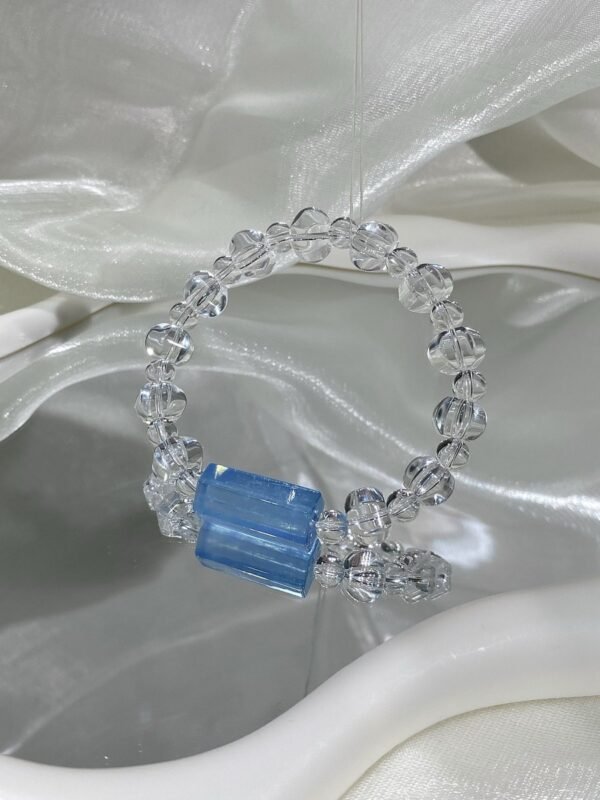 hc-0145-35d4a6f41411f72eff3261076f7c7e20.jpg Aquamarine Cylinder Bracelet NO. 0145