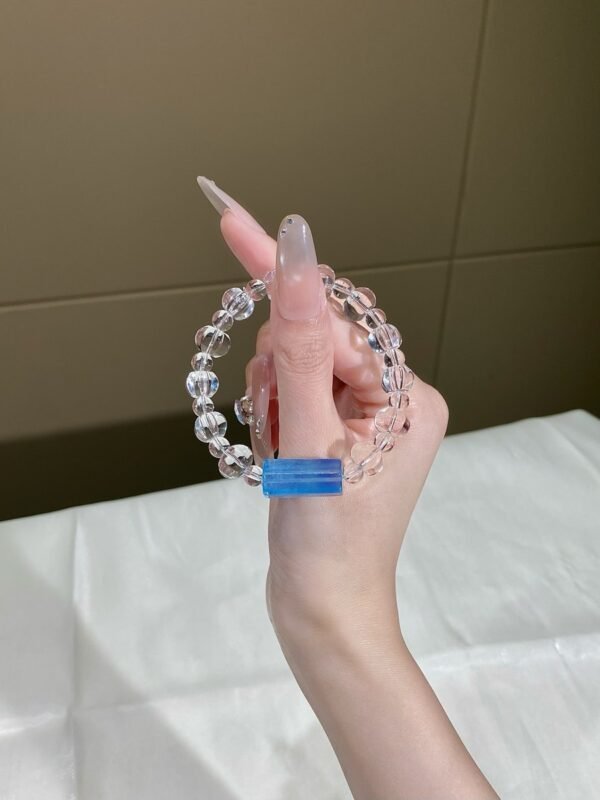 hc-0145-c07f55197327737efbfdb206a86e3f7f.jpg Aquamarine Cylinder Bracelet NO. 0145