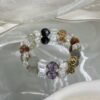 Clear Quartz Sugar-Cube Bracelet NO. 0147