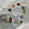 Clear Quartz Sugar-Cube Bracelet NO. 0147