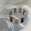 Clear Quartz Sugar-Cube Bracelet NO. 0147