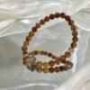 Rutilated Quartz Freeform Bracelet NO. 0149