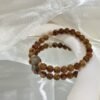 Rutilated Quartz Freeform Bracelet NO. 0149