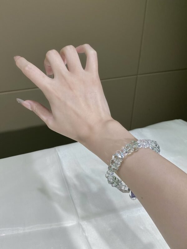 hc-0150-2082045c47bc981c1c6640e211947d98.jpg Green Quartz Sugar-Cube Bracelet NO. 0150