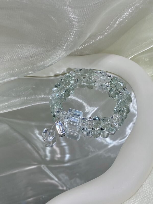 hc-0150-2fd9ac42f67775647e568c3d841ee363.jpg Green Quartz Sugar-Cube Bracelet NO. 0150
