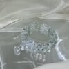 hc-0150-67bdd7fb5eaef2e355b6e57b3690d41c.jpg Green Quartz Sugar-Cube Bracelet NO. 0150