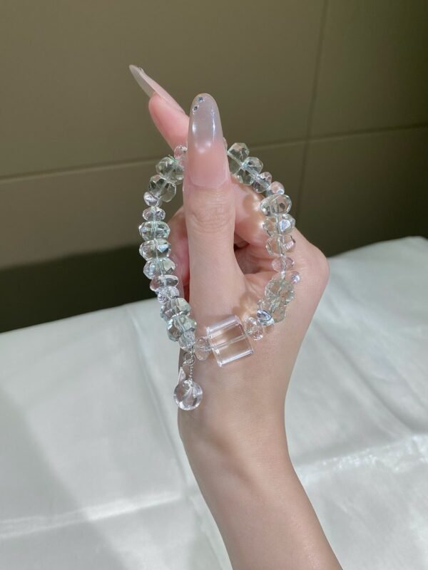 hc-0150-c38710f6e104c56decb38cff3d23bf84.jpg Green Quartz Sugar-Cube Bracelet NO. 0150