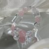 Rose Quartz Sugar-Cube Bracelet NO. 0151