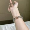 Phantom Quartz Freeform Bracelet NO. 0157