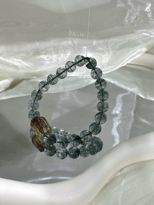 Phantom Quartz Freeform Bracelet NO. 0157
