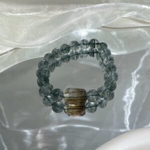 Phantom Quartz Freeform Bracelet NO. 0157