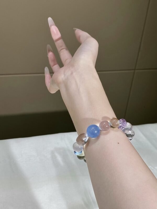 hc-0161-1cf0e266b4f30dad0be2ee73e72f3f59.jpg Aquamarine Bubble Bracelet NO. 0161