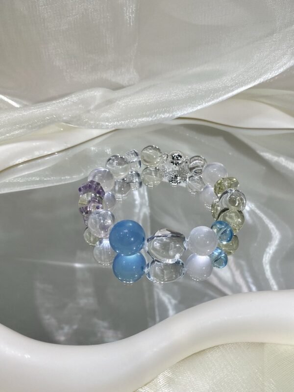 hc-0161-3c29aaf3b95ac74b51d13c85d8de66d4.jpg Aquamarine Bubble Bracelet NO. 0161