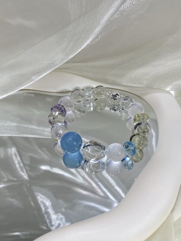 hc-0161-983b58bf59585f97531bb107a0f76ae1.jpg Aquamarine Bubble Bracelet NO. 0161