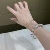 Clear Quartz Cylinder Bracelet NO. 0163