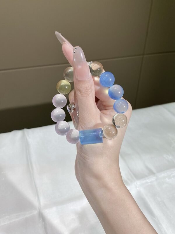 hc-0164-04c888c8a44154a649b34b2fc765f6eb.jpg Aquamarine Bubble Bracelet NO. 0164