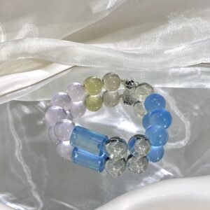 hc-0164-07f8d189964dda9bb14d1aa90d088164.jpg Aquamarine Bubble Bracelet NO. 0164