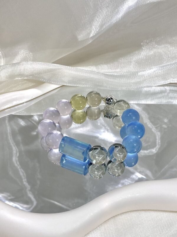 hc-0164-07f8d189964dda9bb14d1aa90d088164.jpg Aquamarine Bubble Bracelet NO. 0164