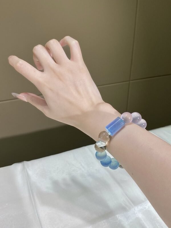 hc-0164-dede1a8483e88c120f9d389d09e9e5cd.jpg Aquamarine Bubble Bracelet NO. 0164