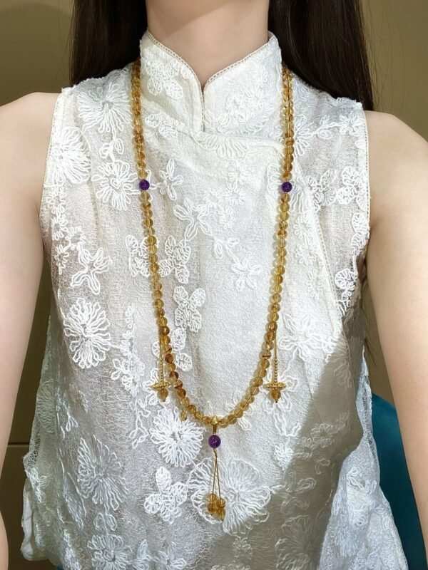hc-0165-047b5b32b4a46e18e41067b8b5fcdca8.jpg Citrine Mala Bracelet NO. 0165