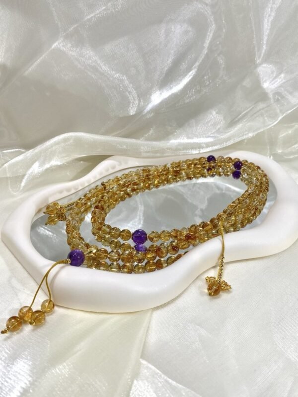 hc-0165-0c5b14bcd426bbe24984ae86fa2b50e6.jpg Citrine Mala Bracelet NO. 0165